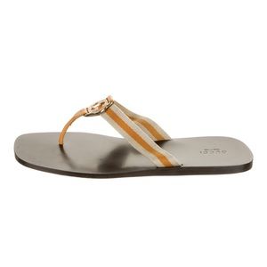 Gucci Double G Logo Sandals